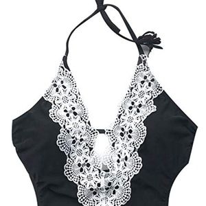 CUPSHE Women's Lace One Piece Swimsuit